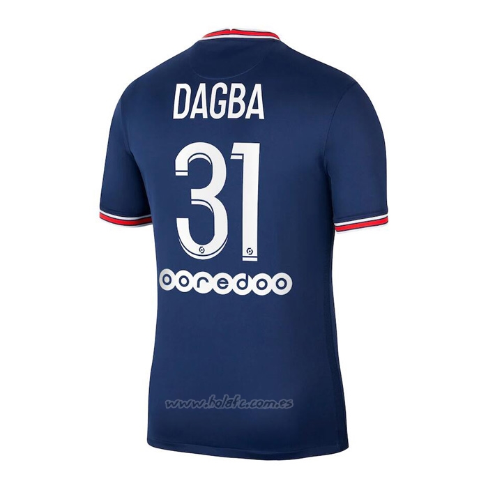Camiseta Paris Saint-Germain Jugador Dagba Primera 2021-2022
